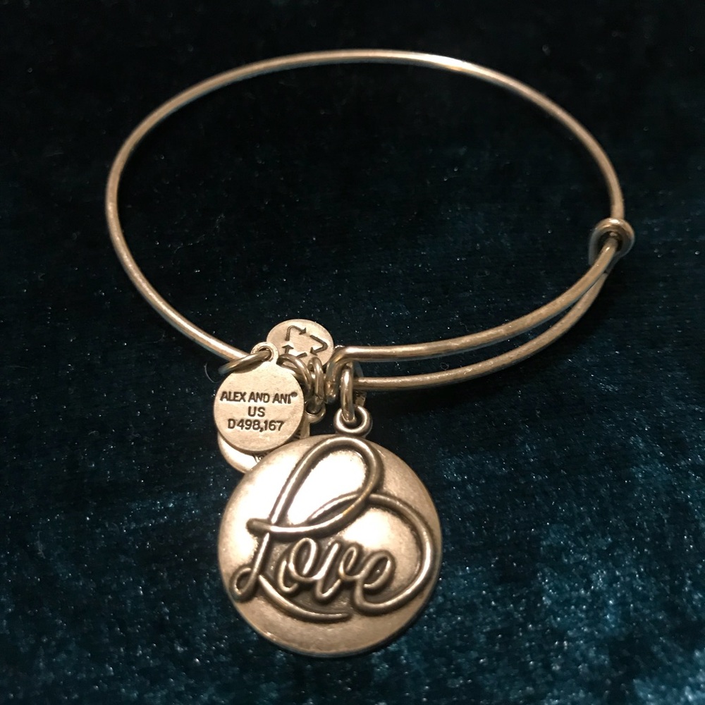 Alex and Ani Love Bangle 💕